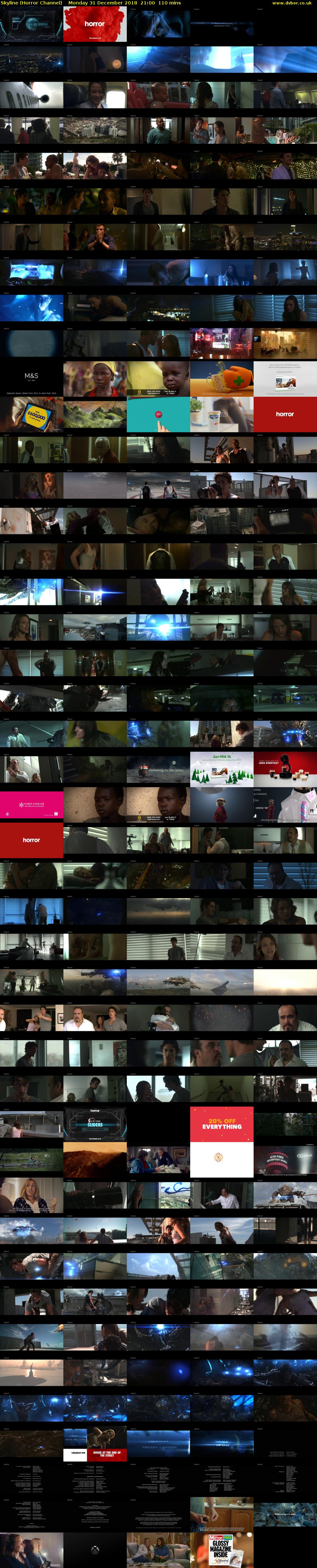 Skyline (Horror Channel) Monday 31 December 2018 21:00 - 22:50