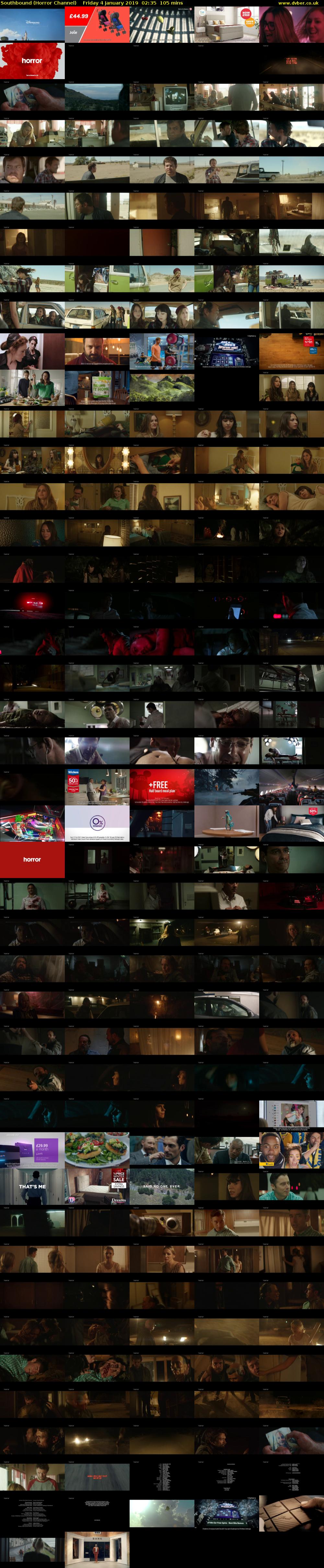 Southbound (Horror Channel) Friday 4 January 2019 02:35 - 04:20