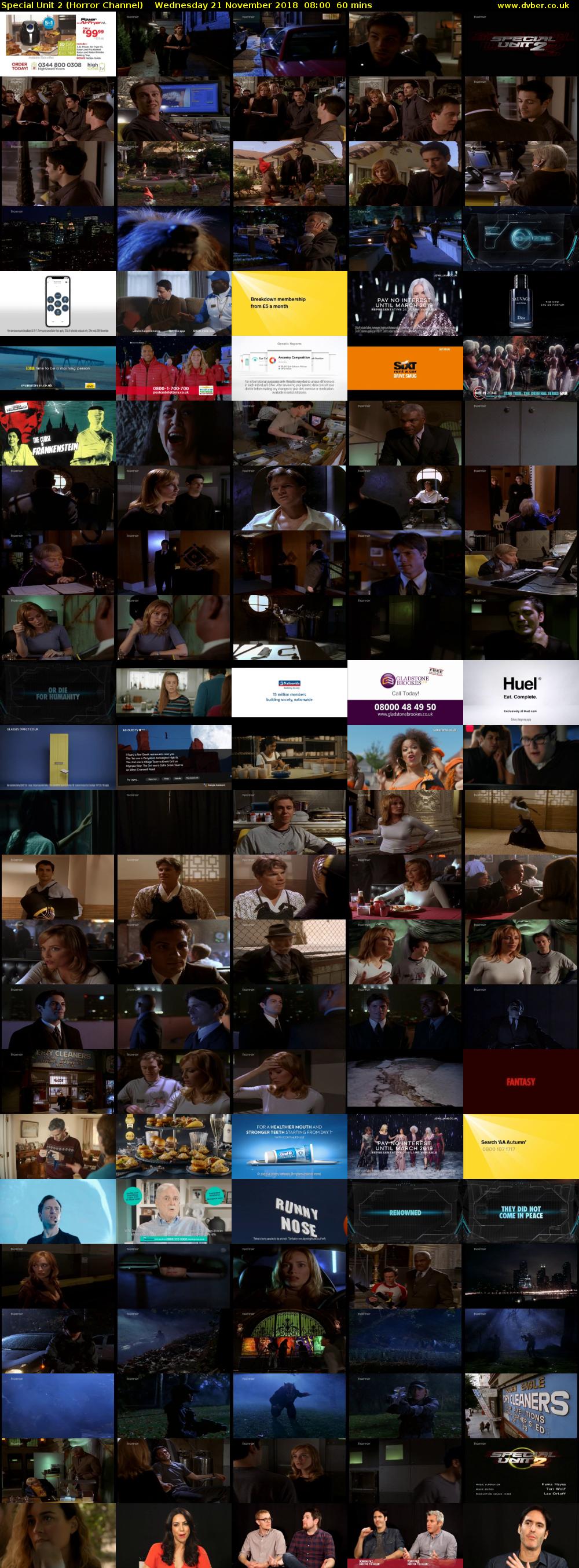 Special Unit 2 (Horror Channel) Wednesday 21 November 2018 08:00 - 09:00