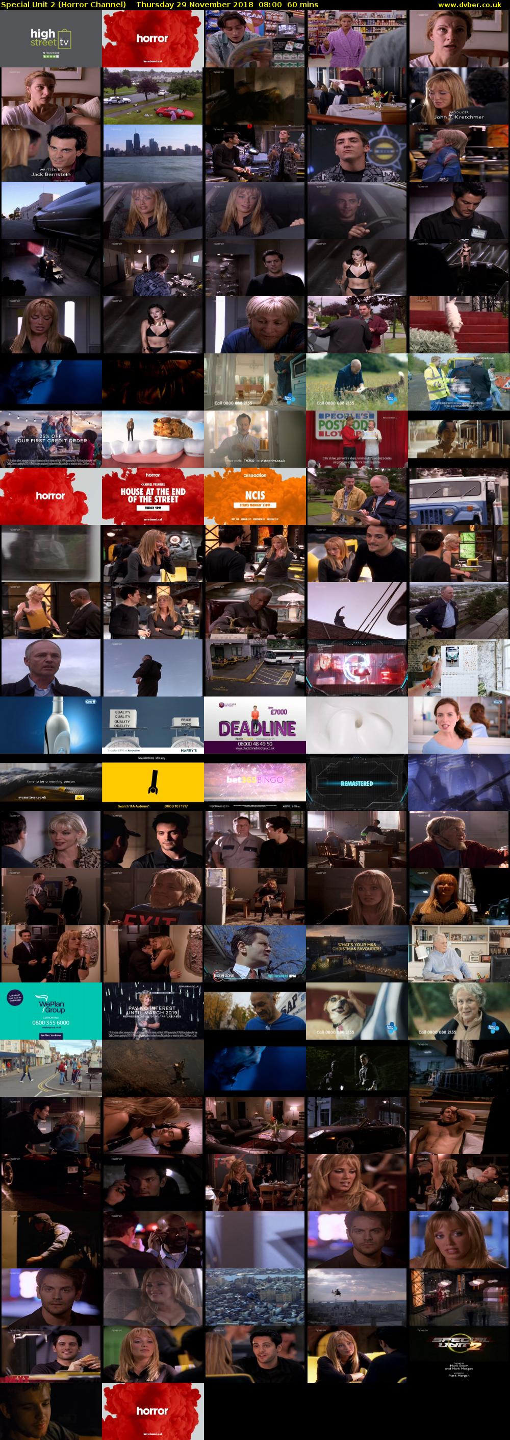 Special Unit 2 (Horror Channel) Thursday 29 November 2018 08:00 - 09:00