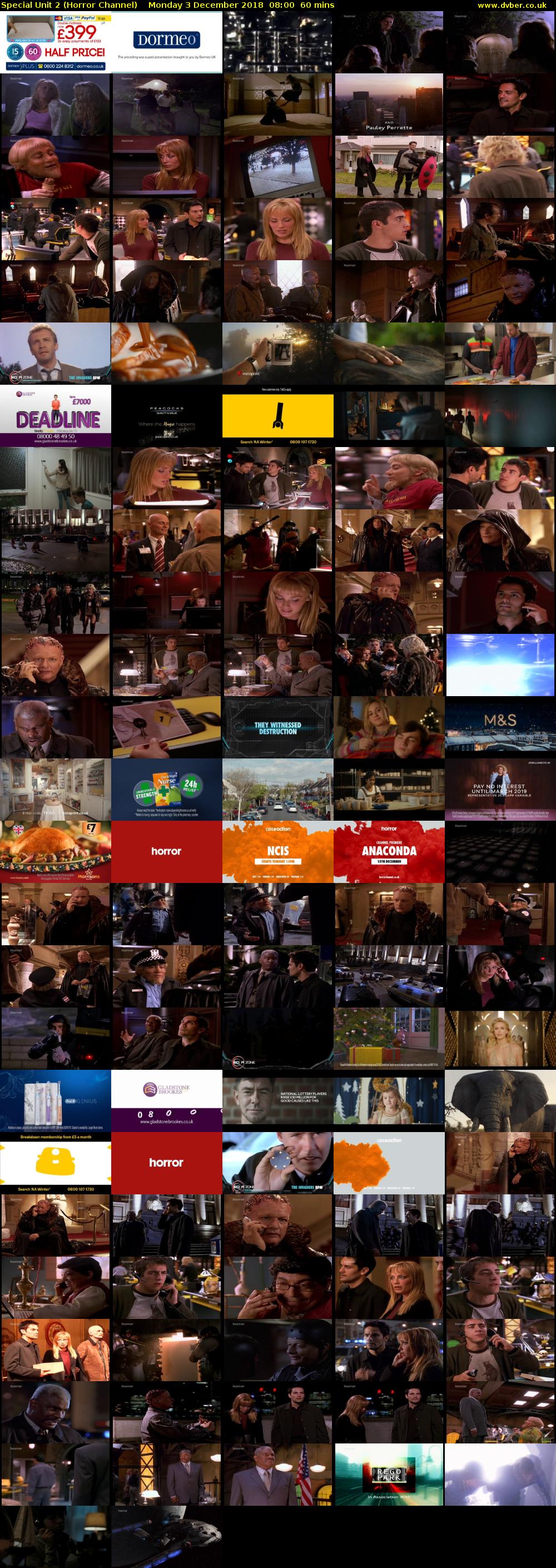 Special Unit 2 (Horror Channel) Monday 3 December 2018 08:00 - 09:00