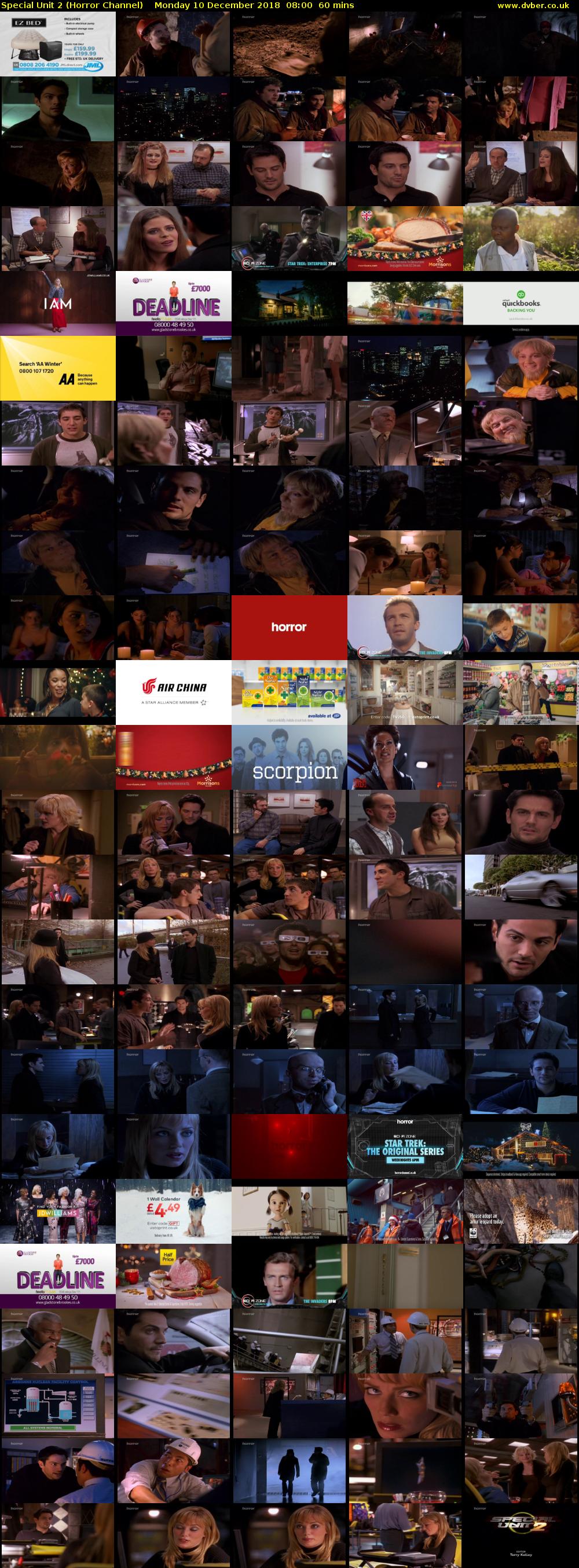 Special Unit 2 (Horror Channel) Monday 10 December 2018 08:00 - 09:00
