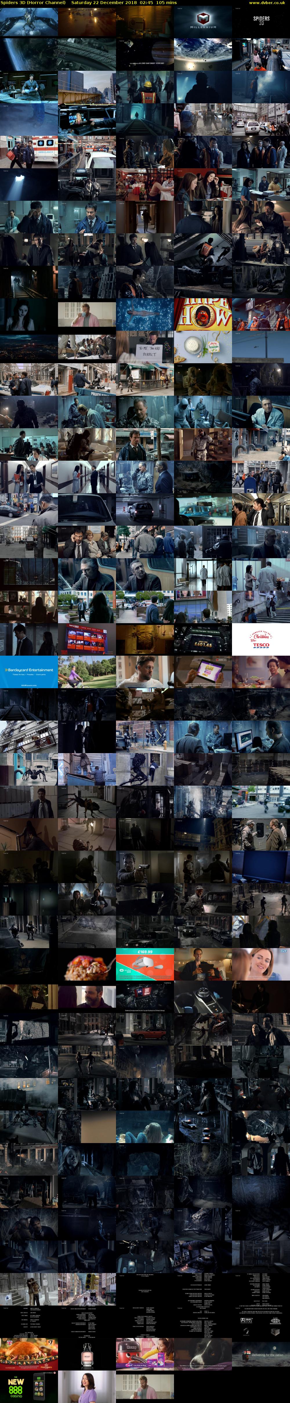 Spiders 3D (Horror Channel) Saturday 22 December 2018 02:45 - 04:30