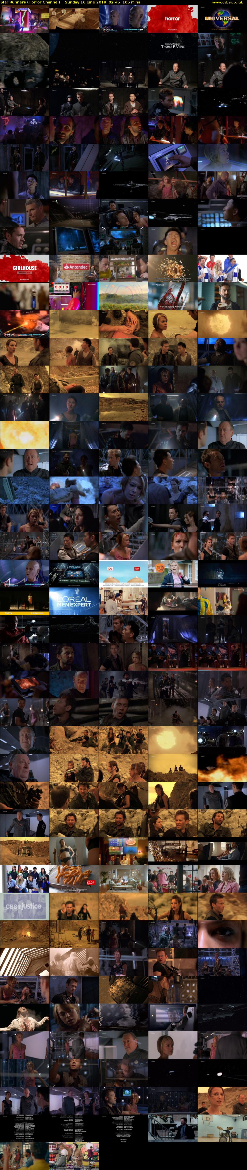 Star Runners (Horror Channel) Sunday 16 June 2019 02:45 - 04:30
