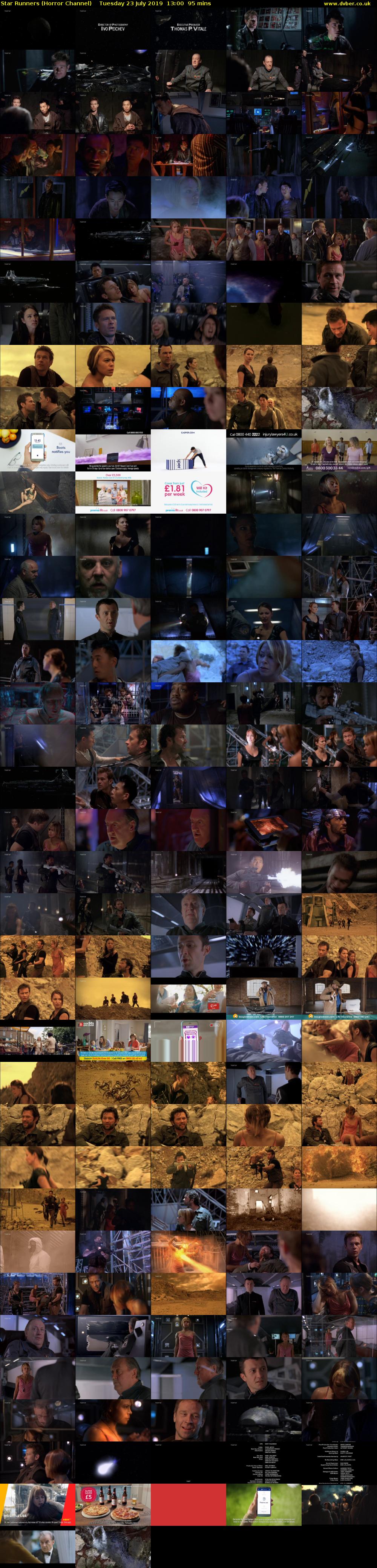 Star Runners (Horror Channel) Tuesday 23 July 2019 13:00 - 14:35