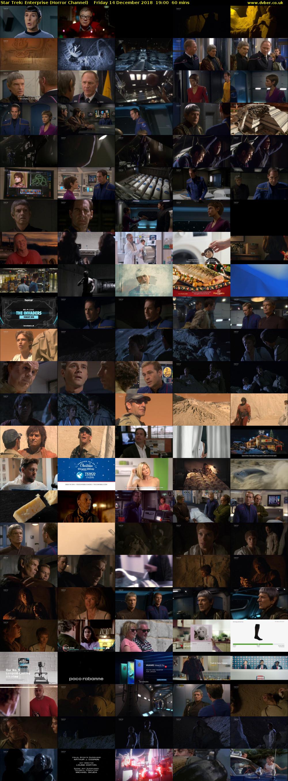Star Trek: Enterprise (Horror Channel) Friday 14 December 2018 19:00 - 20:00