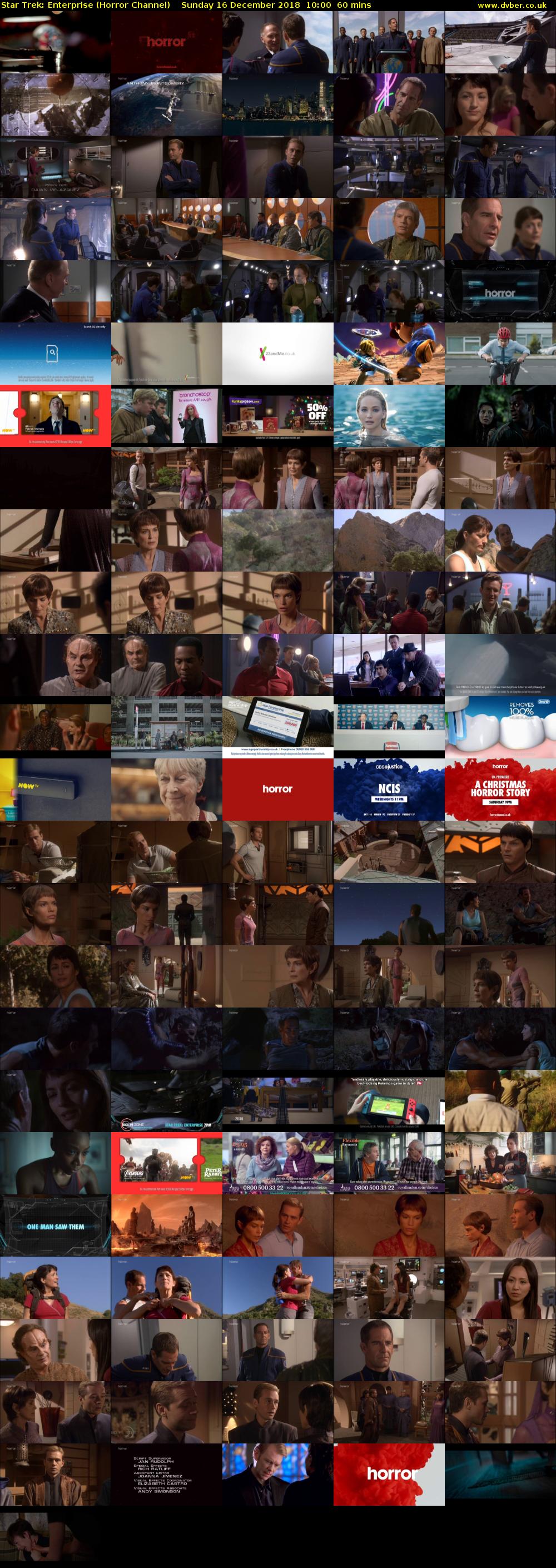 Star Trek: Enterprise (Horror Channel) Sunday 16 December 2018 10:00 - 11:00