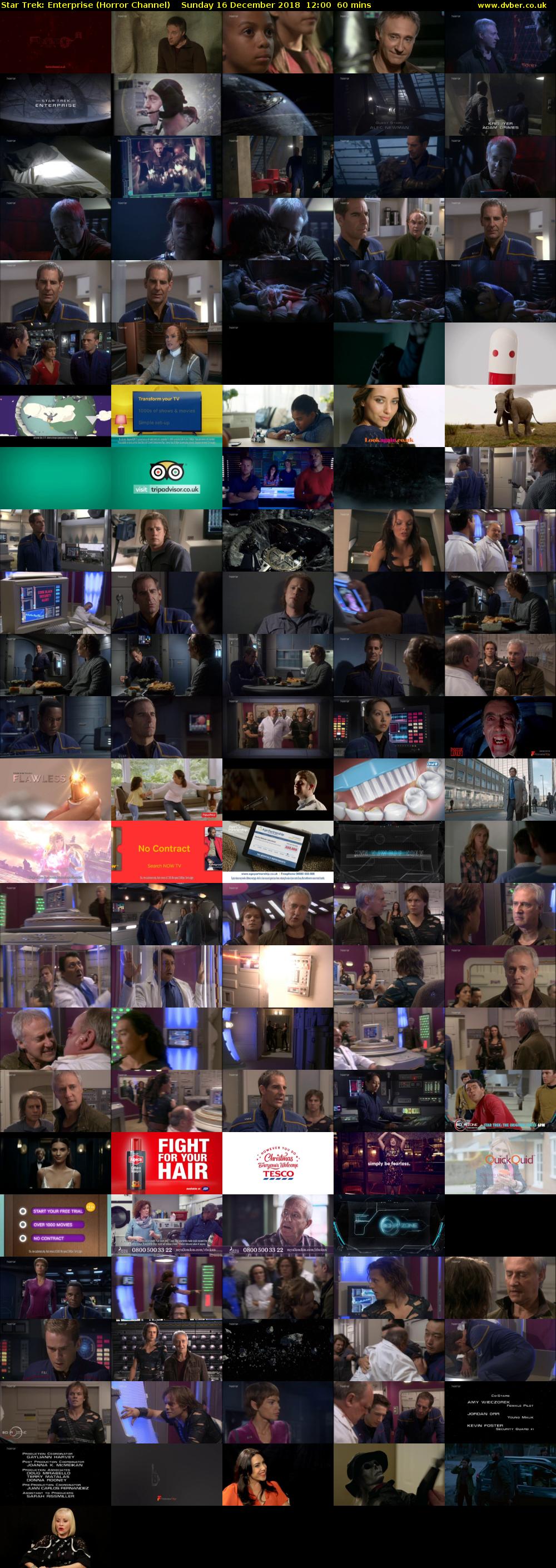 Star Trek: Enterprise (Horror Channel) Sunday 16 December 2018 12:00 - 13:00
