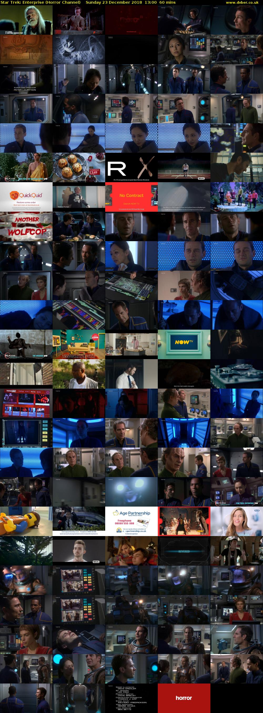 Star Trek: Enterprise (Horror Channel) Sunday 23 December 2018 13:00 - 14:00