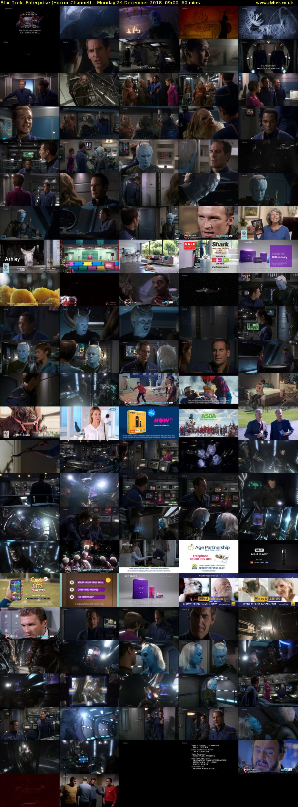 Star Trek: Enterprise (Horror Channel) Monday 24 December 2018 09:00 - 10:00