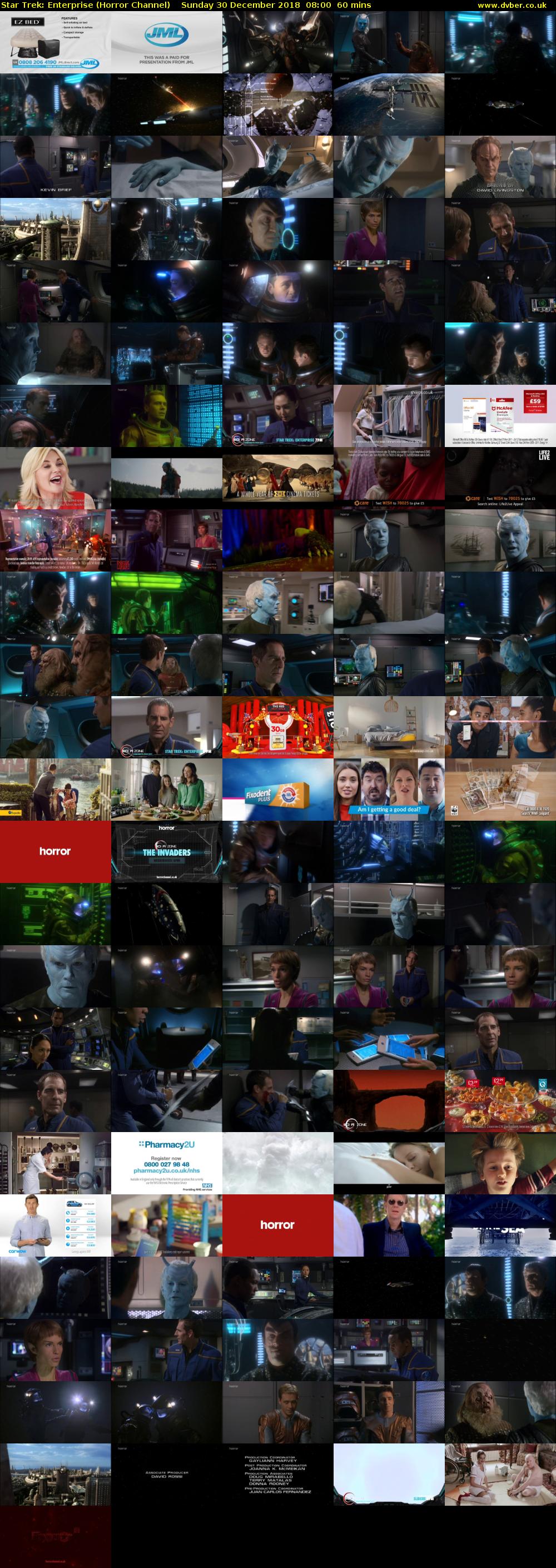 Star Trek: Enterprise (Horror Channel) Sunday 30 December 2018 08:00 - 09:00