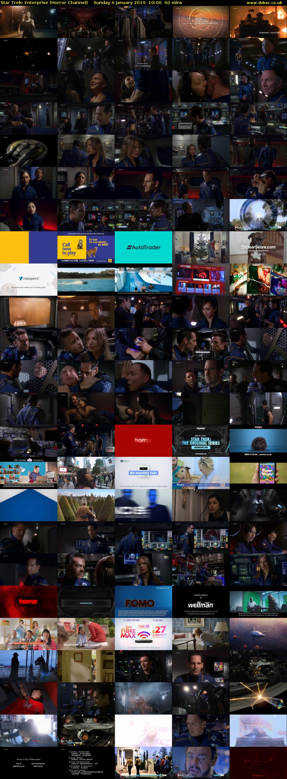 Star Trek: Enterprise (Horror Channel) Sunday 6 January 2019 10:00 - 11:00