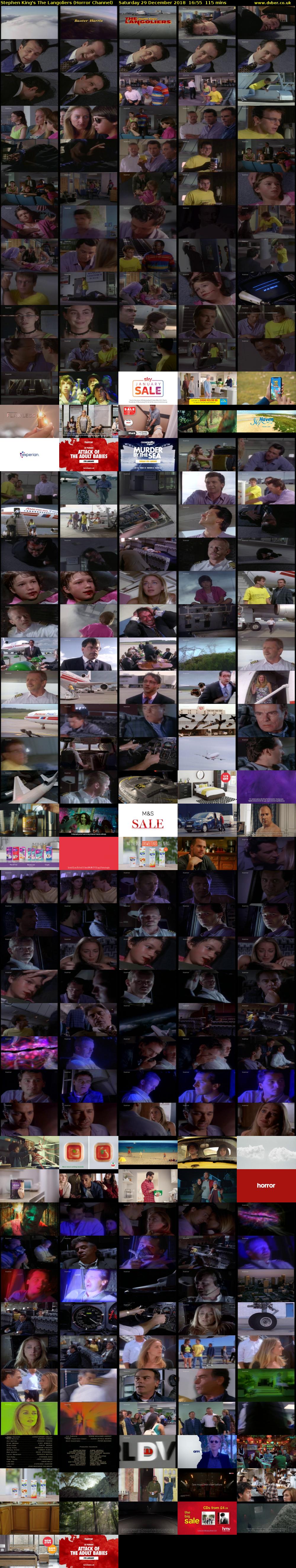 Stephen King's The Langoliers (Horror Channel) Saturday 29 December 2018 16:55 - 18:50