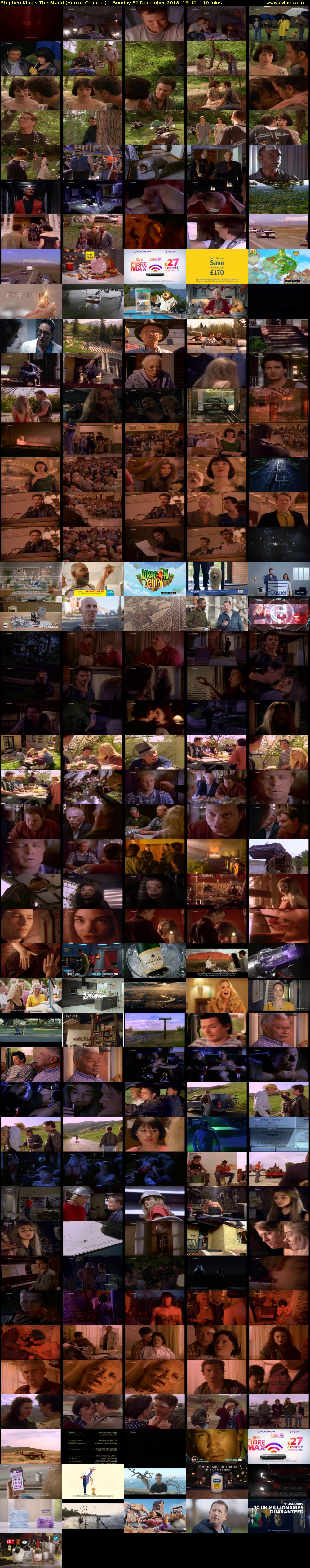 Stephen King's The Stand (Horror Channel) Sunday 30 December 2018 16:40 - 18:30