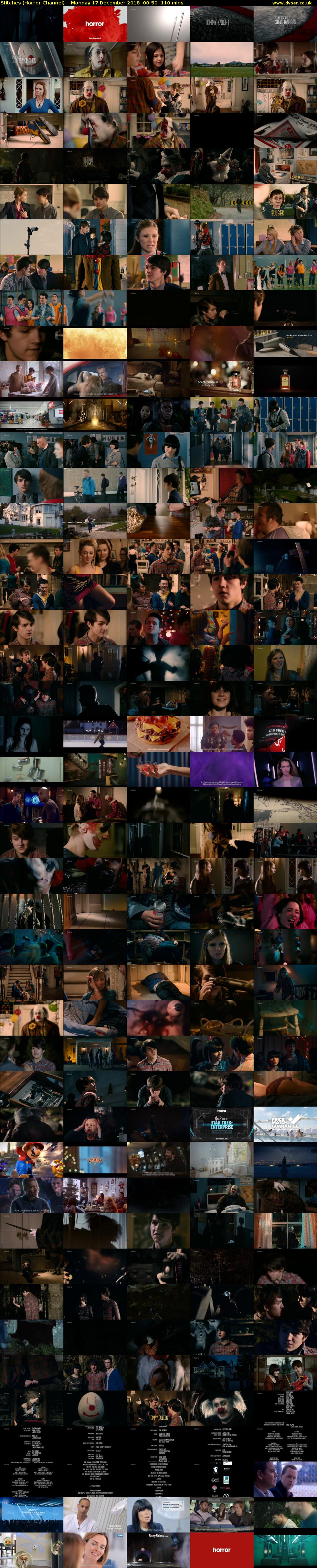 Stitches (Horror Channel) Monday 17 December 2018 00:50 - 02:40