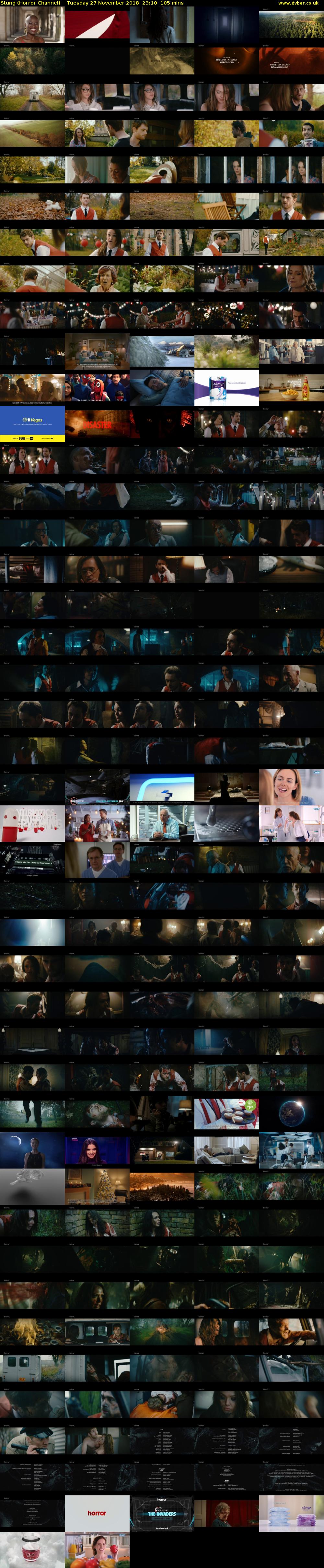 Stung (Horror Channel) Tuesday 27 November 2018 23:10 - 00:55