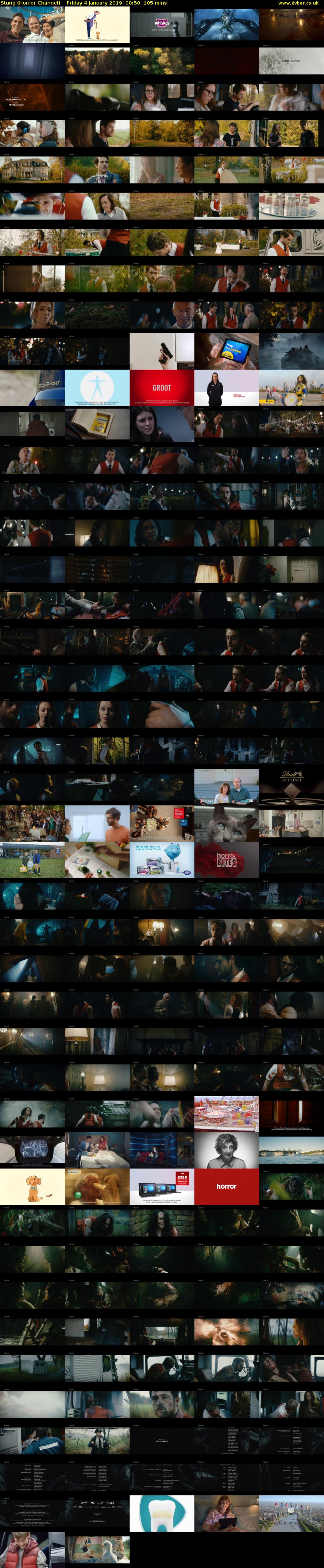 Stung (Horror Channel) Friday 4 January 2019 00:50 - 02:35