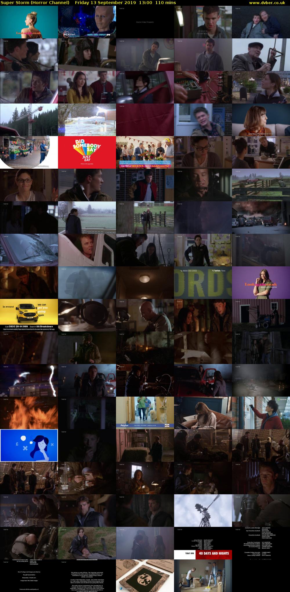 Super Storm (Horror Channel) Friday 13 September 2019 13:00 - 14:50