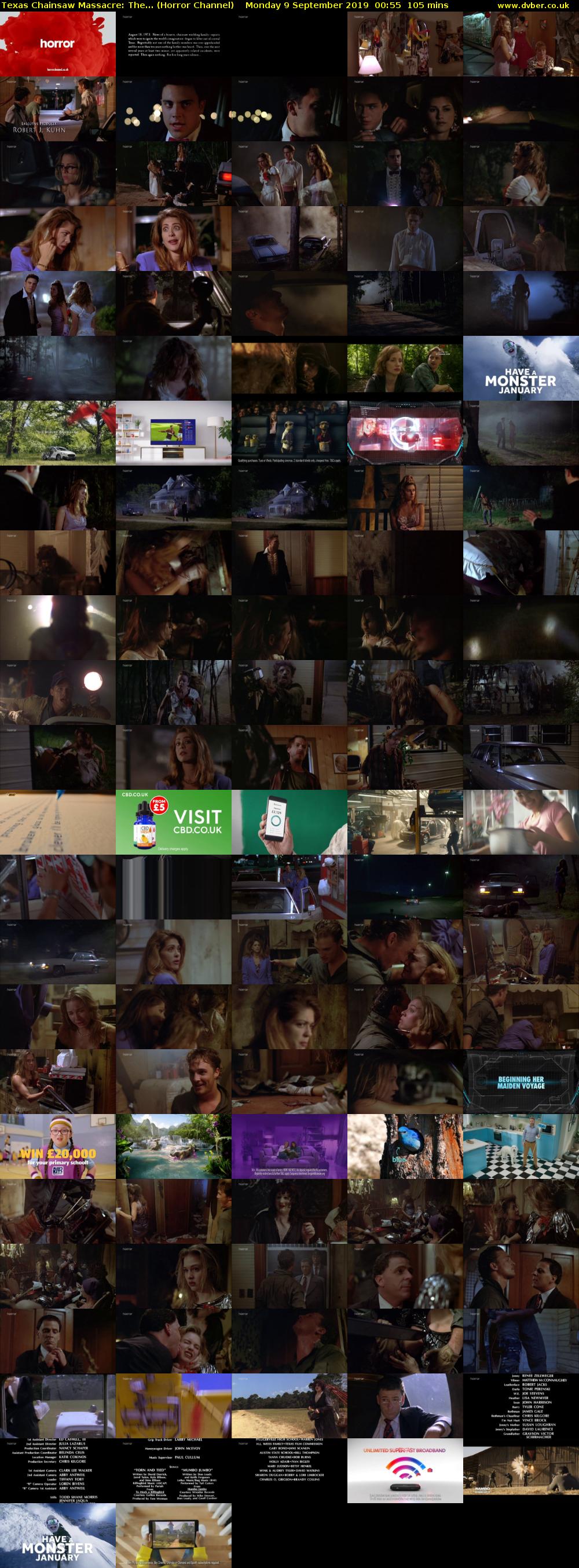 Texas Chainsaw Massacre: The... (Horror Channel) Monday 9 September 2019 00:55 - 02:40