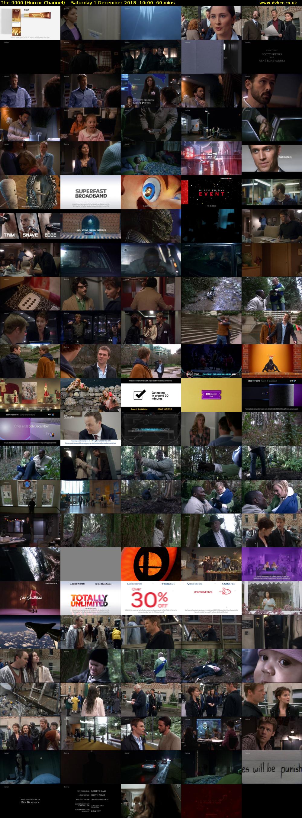 The 4400 (Horror Channel) Saturday 1 December 2018 10:00 - 11:00