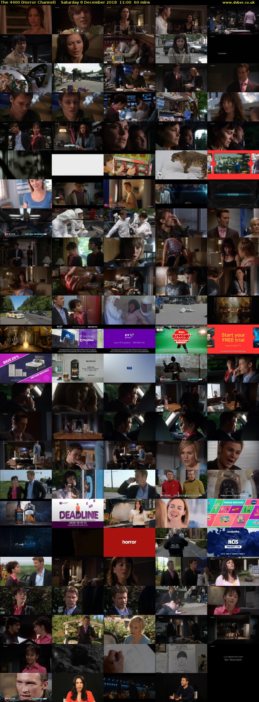 The 4400 (Horror Channel) Saturday 8 December 2018 11:00 - 12:00