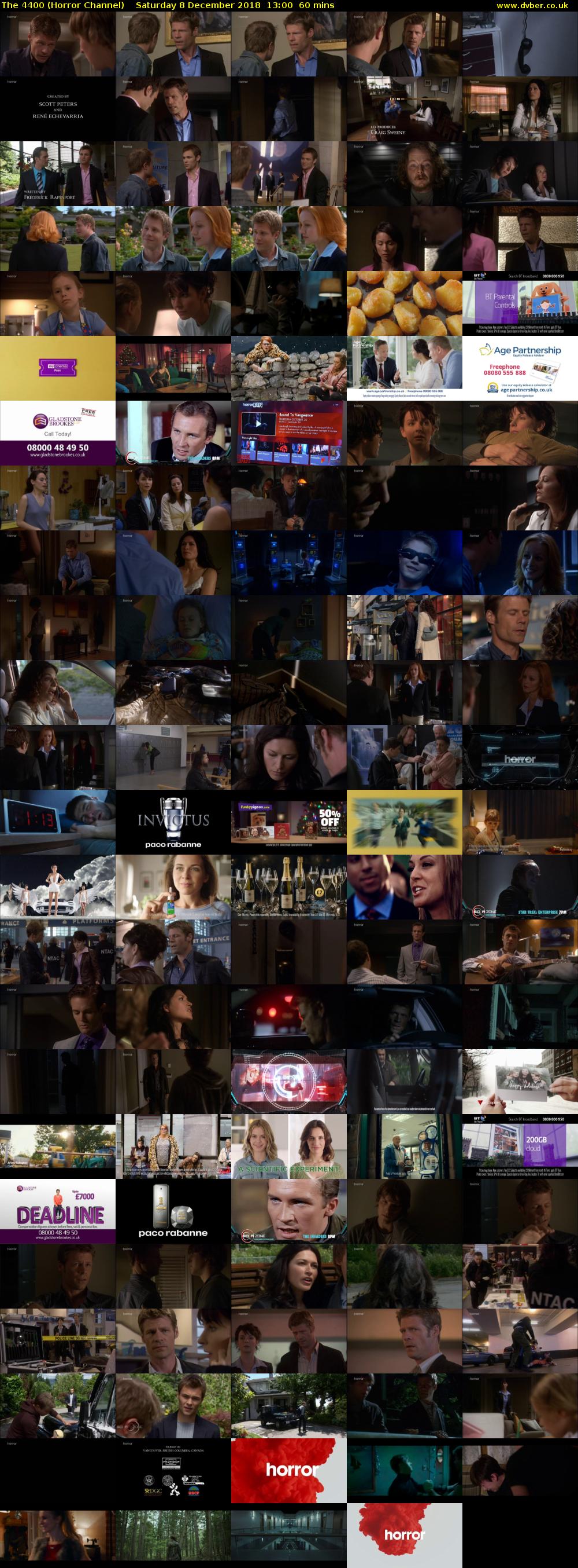 The 4400 (Horror Channel) Saturday 8 December 2018 13:00 - 14:00