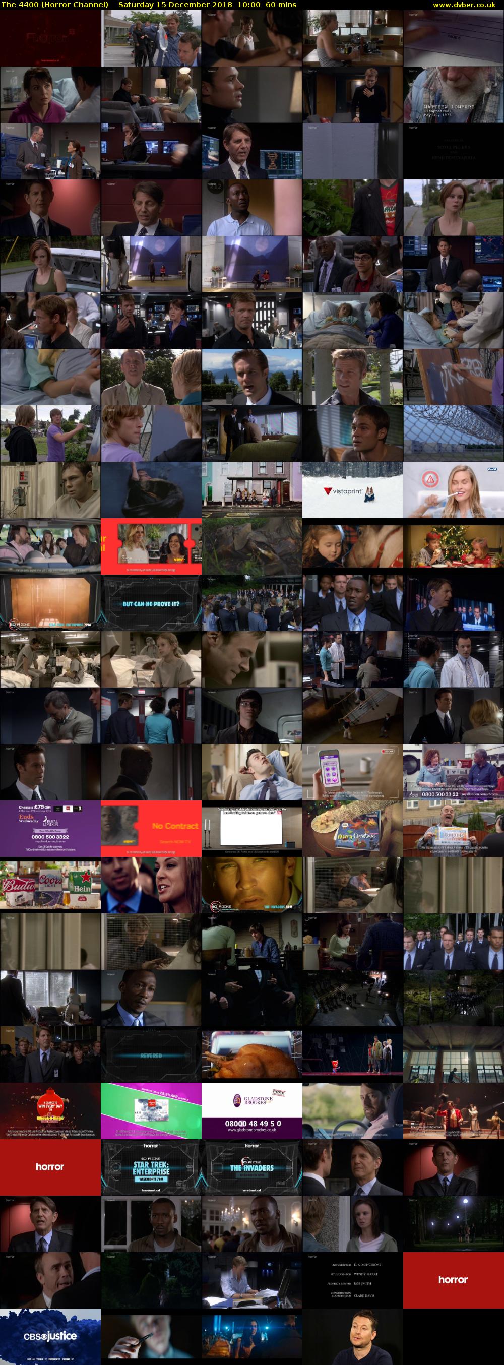 The 4400 (Horror Channel) Saturday 15 December 2018 10:00 - 11:00