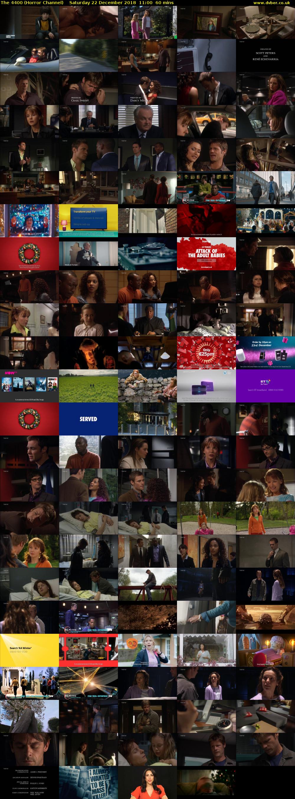 The 4400 (Horror Channel) Saturday 22 December 2018 11:00 - 12:00