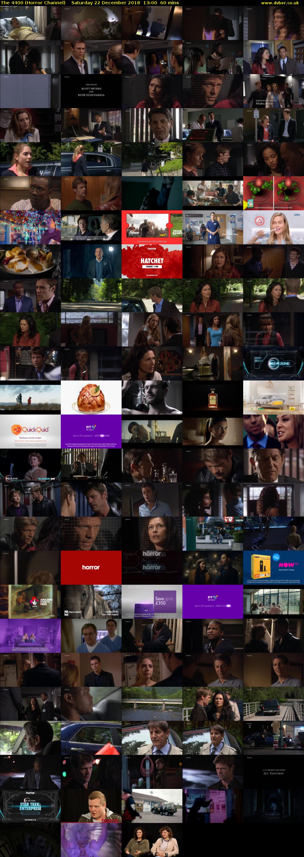 The 4400 (Horror Channel) Saturday 22 December 2018 13:00 - 14:00