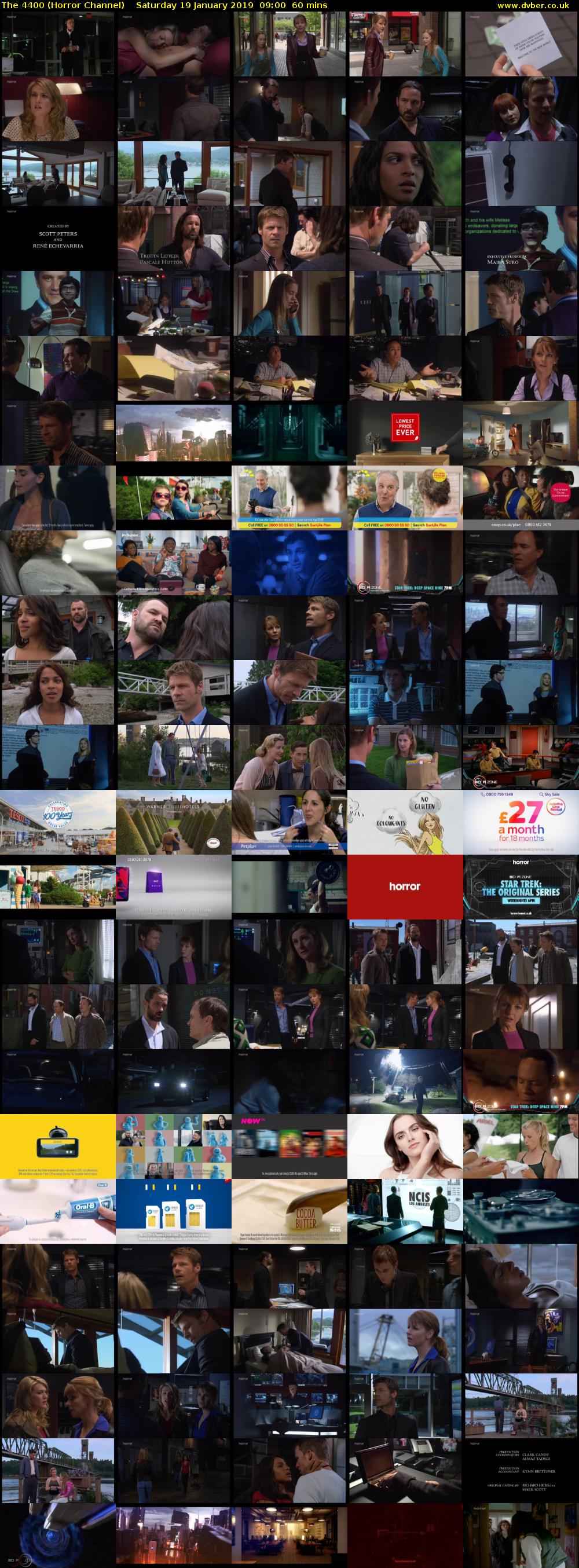 The 4400 (Horror Channel) Saturday 19 January 2019 09:00 - 10:00