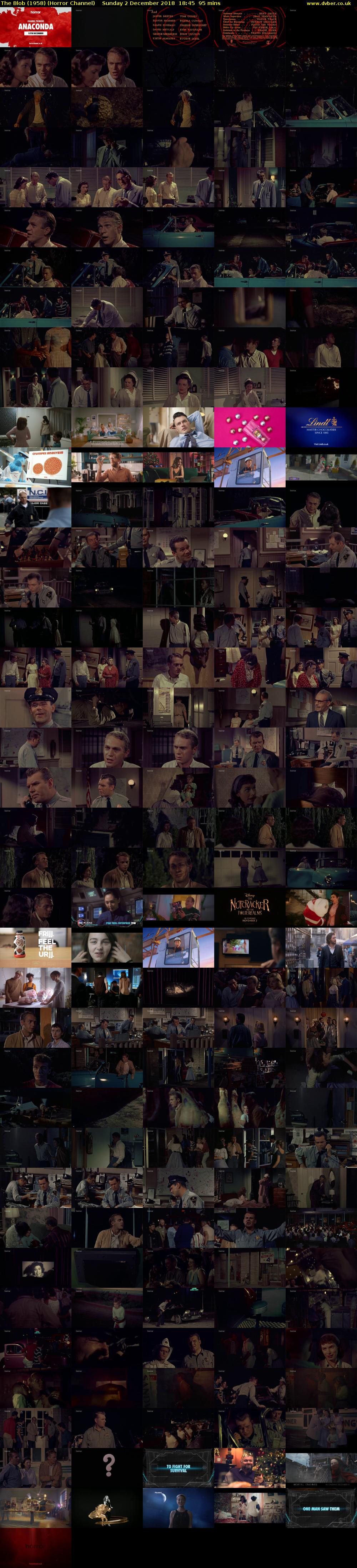 The Blob (1958) (Horror Channel) Sunday 2 December 2018 18:45 - 20:20
