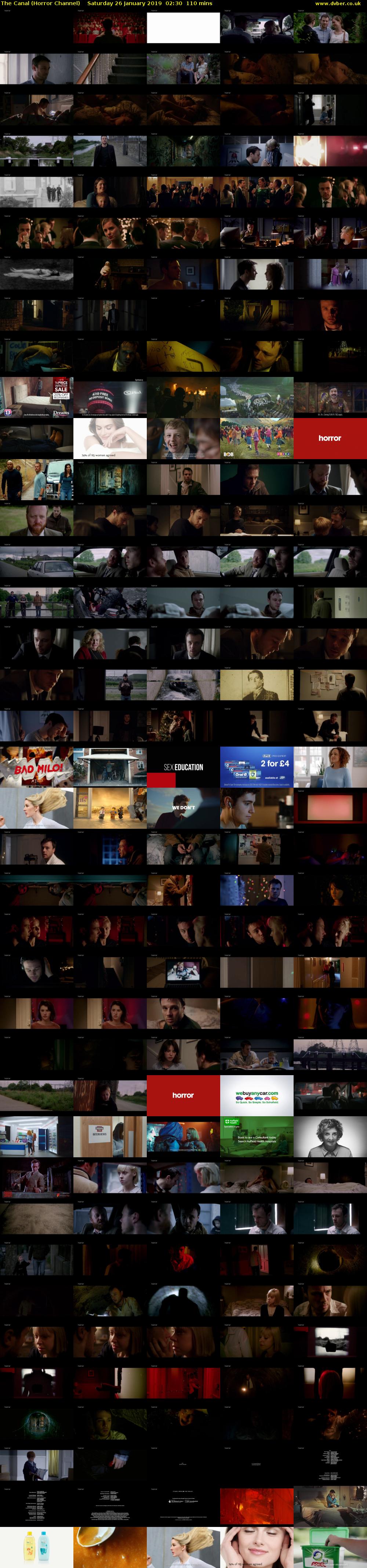 The Canal (Horror Channel) Saturday 26 January 2019 02:30 - 04:20