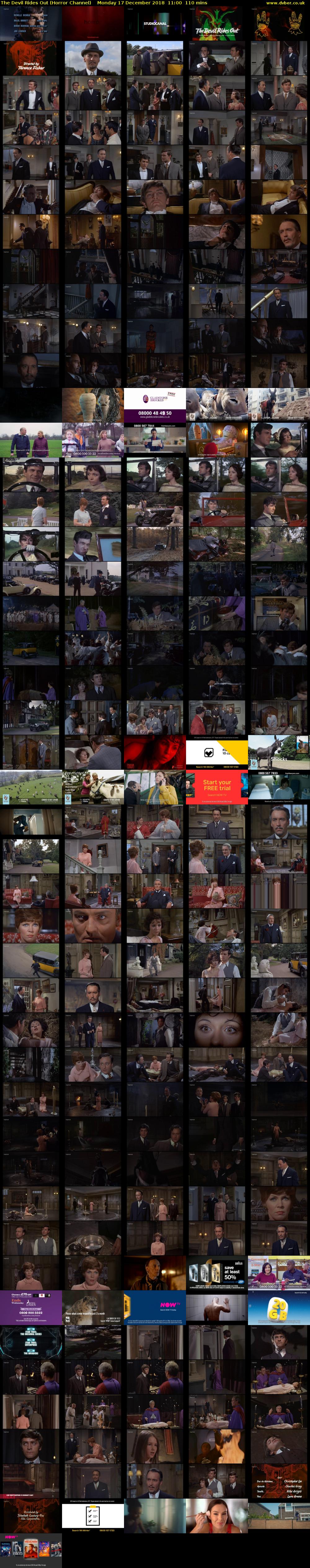 The Devil Rides Out (Horror Channel) Monday 17 December 2018 11:00 - 12:50