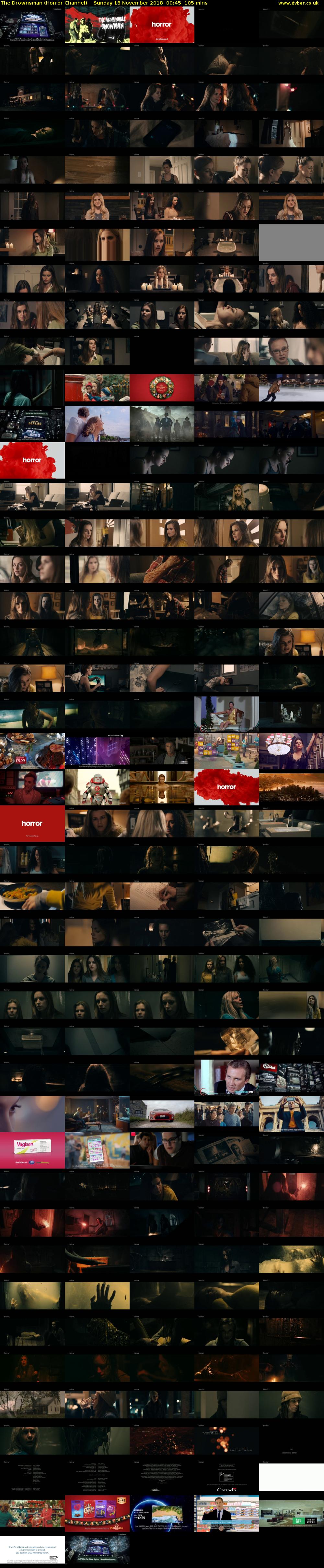 The Drownsman (Horror Channel) Sunday 18 November 2018 00:45 - 02:30