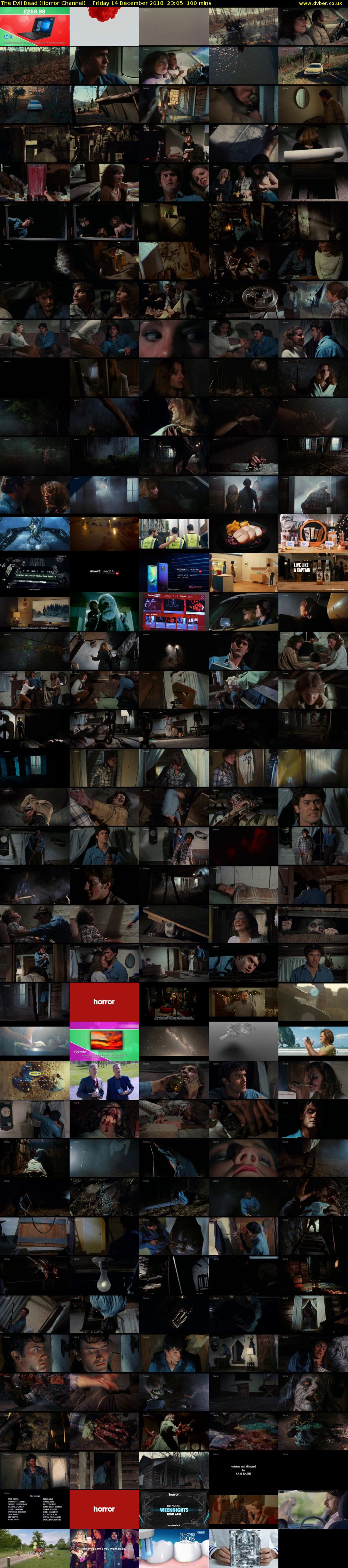 The Evil Dead (Horror Channel) Friday 14 December 2018 23:05 - 00:45