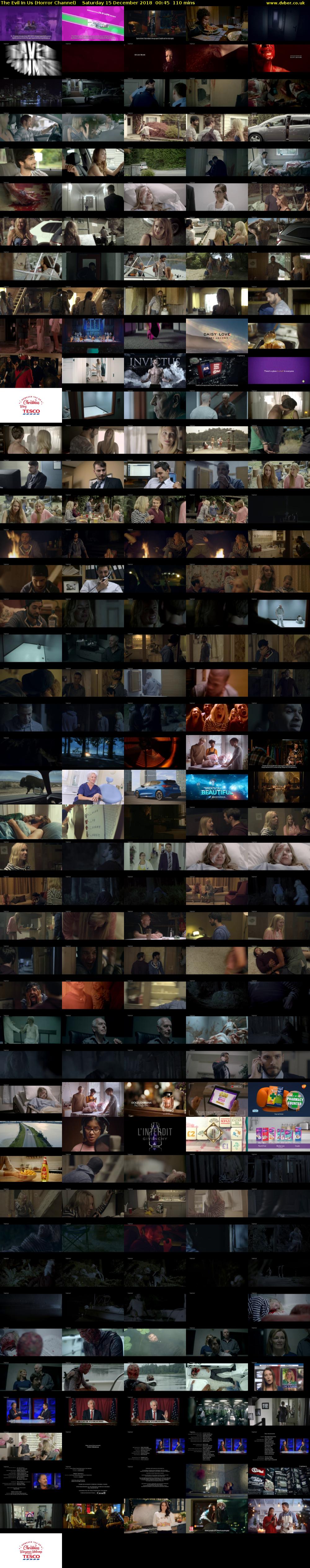 The Evil In Us (Horror Channel) Saturday 15 December 2018 00:45 - 02:35