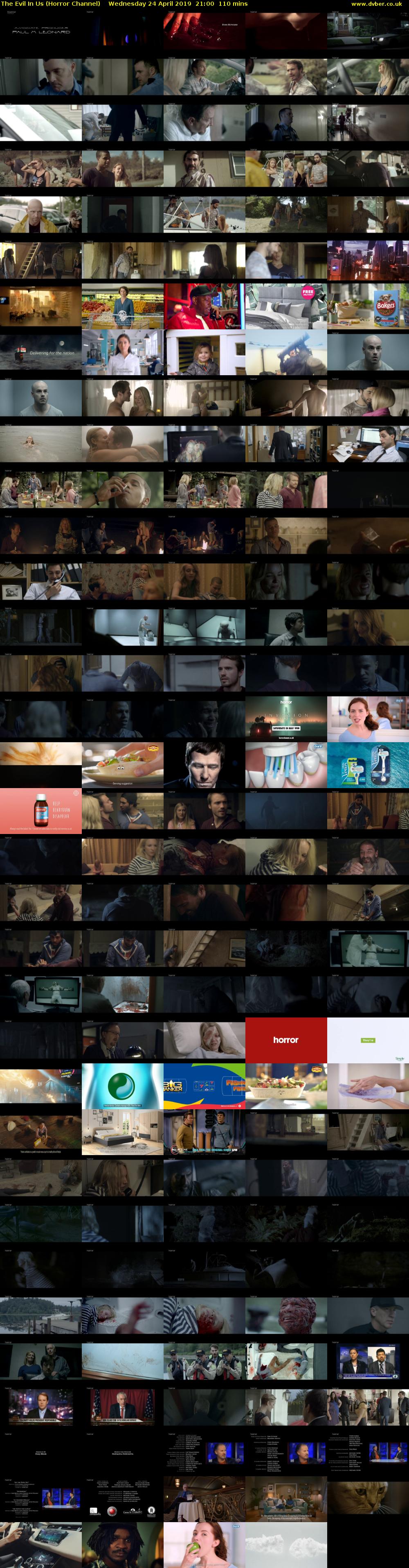 The Evil In Us (Horror Channel) Wednesday 24 April 2019 21:00 - 22:50