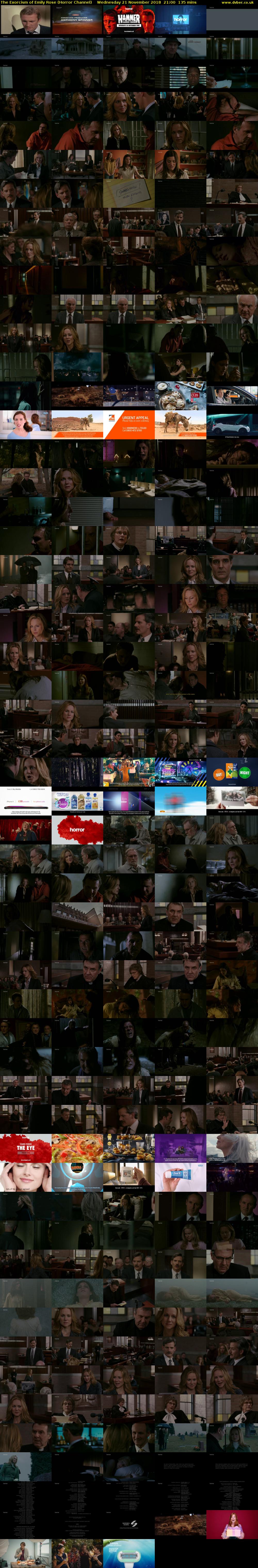 The Exorcism of Emily Rose (Horror Channel) Wednesday 21 November 2018 21:00 - 23:15