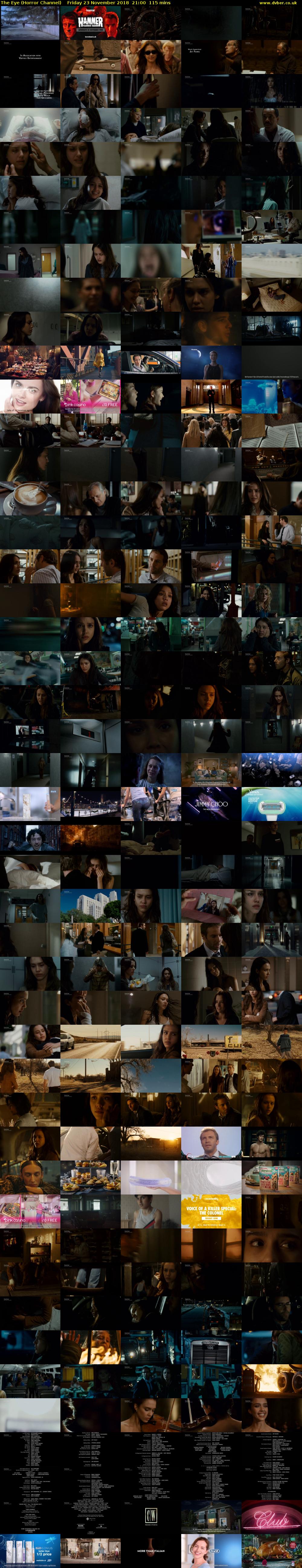 The Eye (Horror Channel) Friday 23 November 2018 21:00 - 22:55