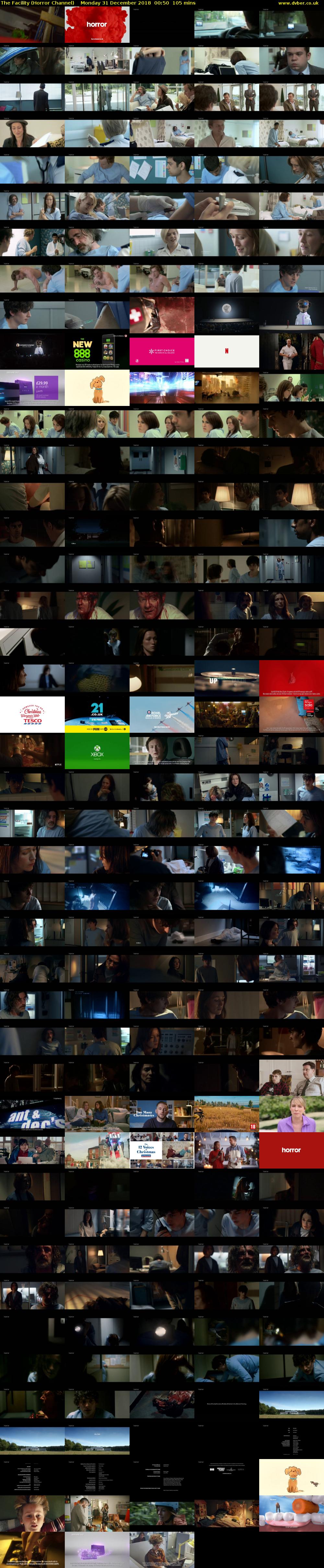 The Facility (Horror Channel) Monday 31 December 2018 00:50 - 02:35