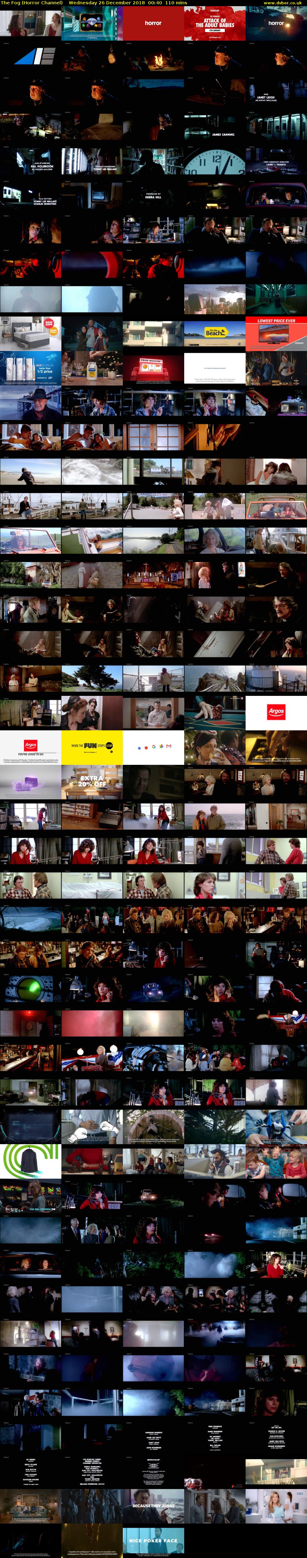 The Fog (Horror Channel) Wednesday 26 December 2018 00:40 - 02:30