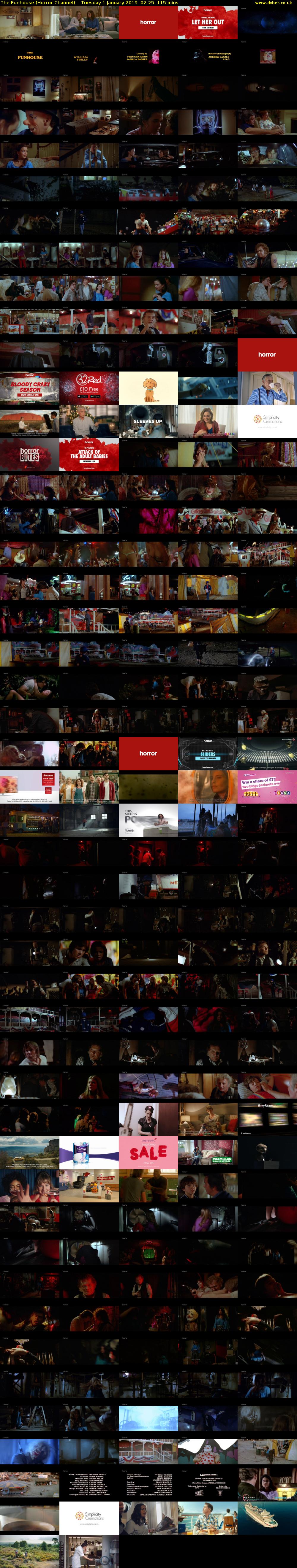 The Funhouse (Horror Channel) Tuesday 1 January 2019 02:25 - 04:20