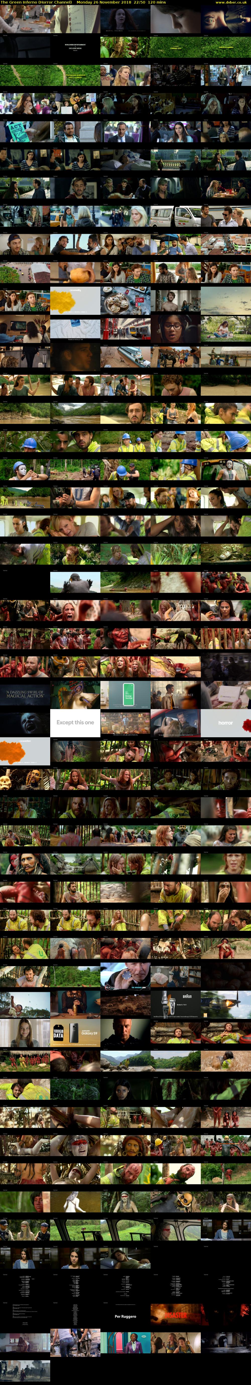 The Green Inferno (Horror Channel) Monday 26 November 2018 22:50 - 00:50