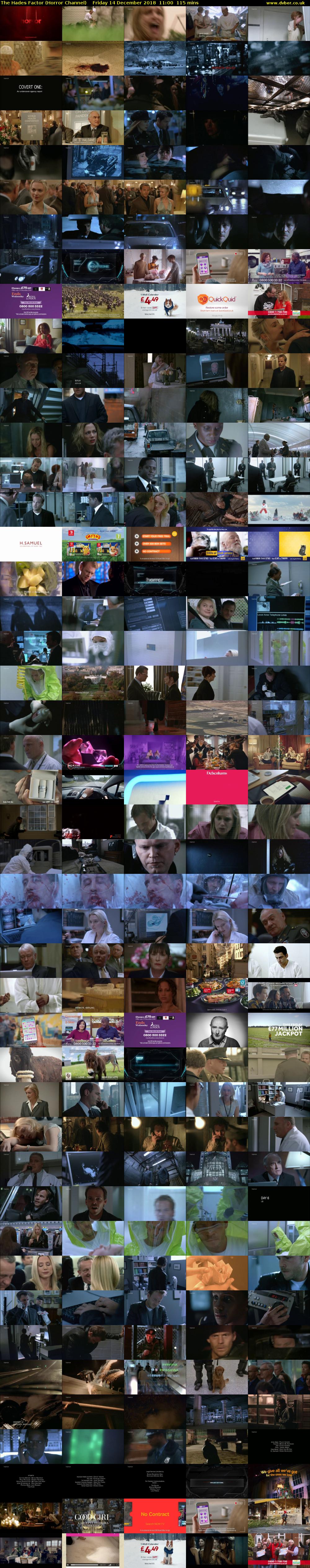 The Hades Factor (Horror Channel) Friday 14 December 2018 11:00 - 12:55