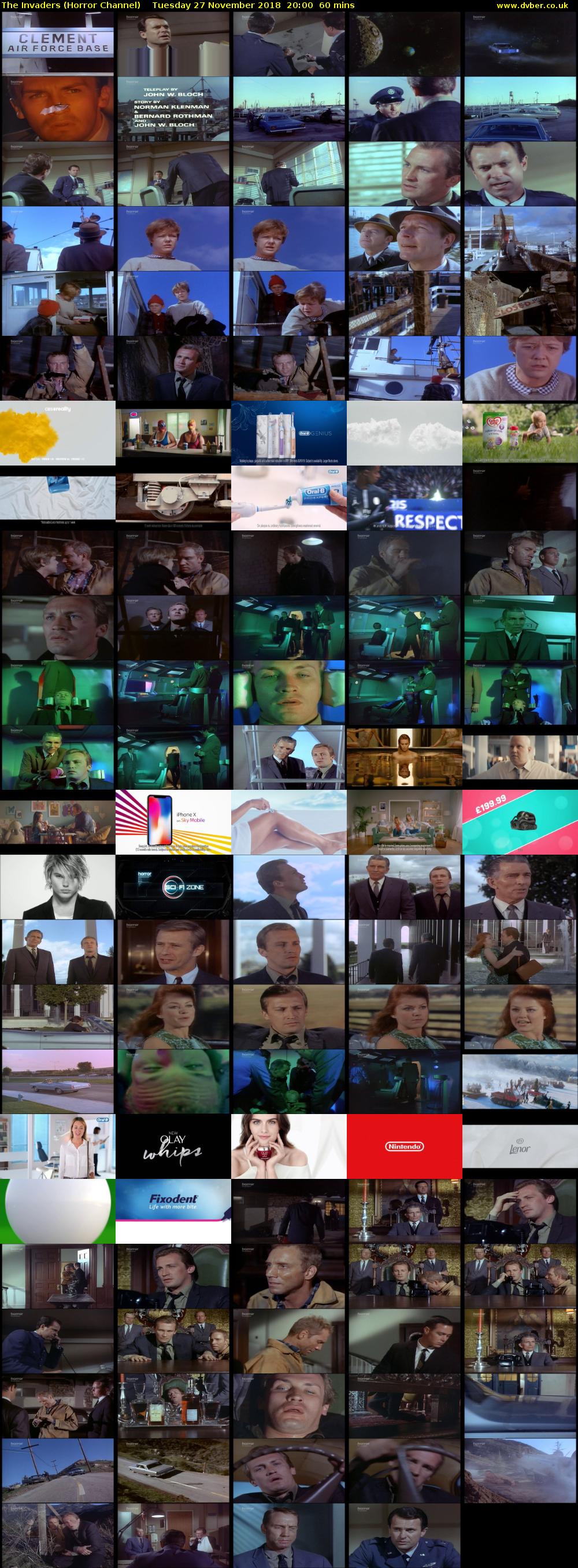 The Invaders (Horror Channel) Tuesday 27 November 2018 20:00 - 21:00