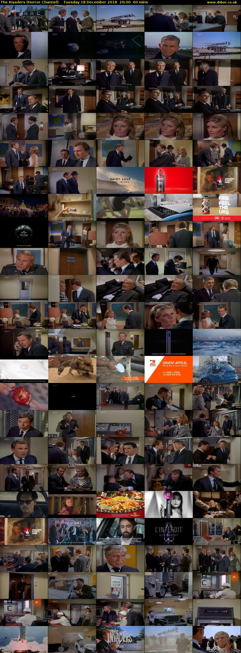 The Invaders (Horror Channel) Tuesday 18 December 2018 20:00 - 21:00
