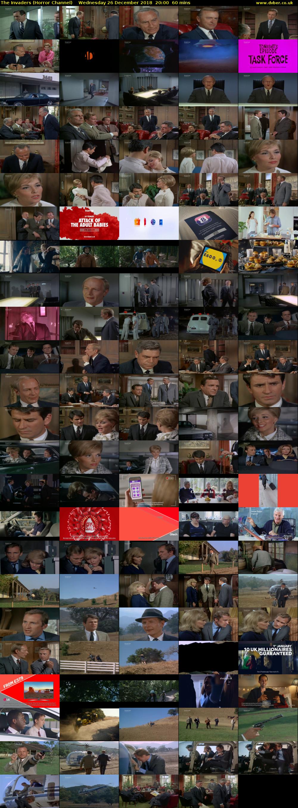 The Invaders (Horror Channel) Wednesday 26 December 2018 20:00 - 21:00