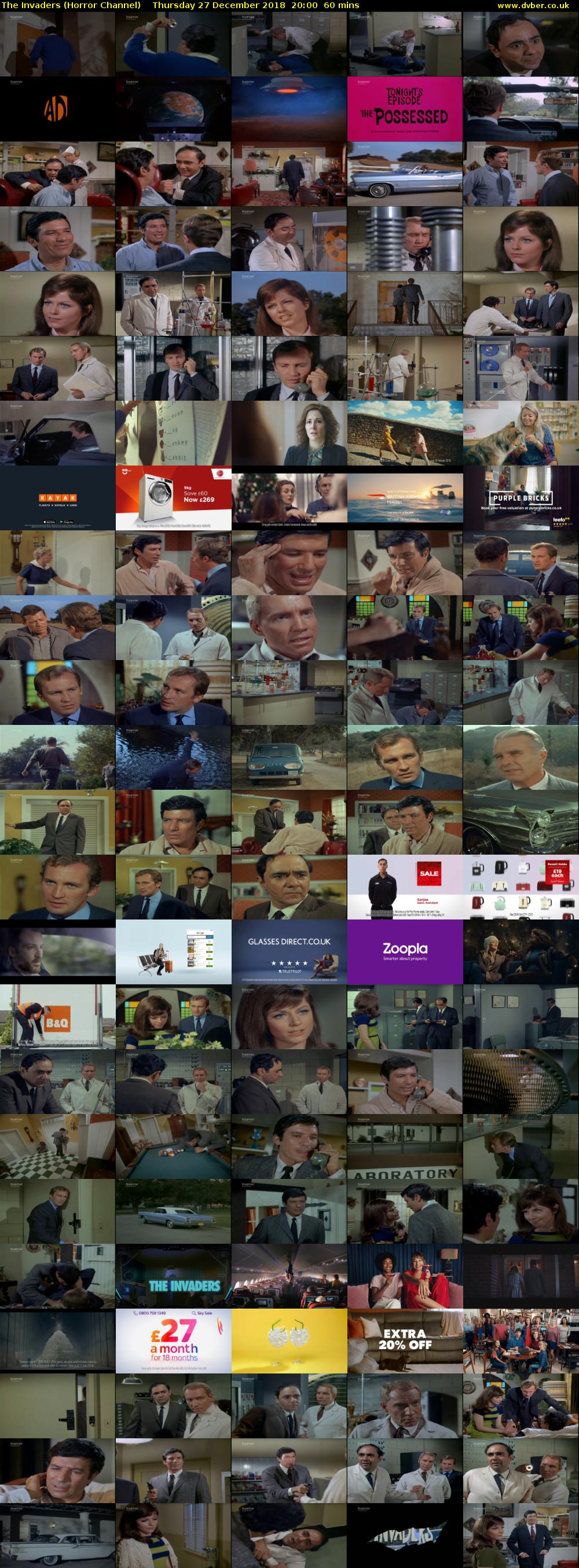 The Invaders (Horror Channel) Thursday 27 December 2018 20:00 - 21:00