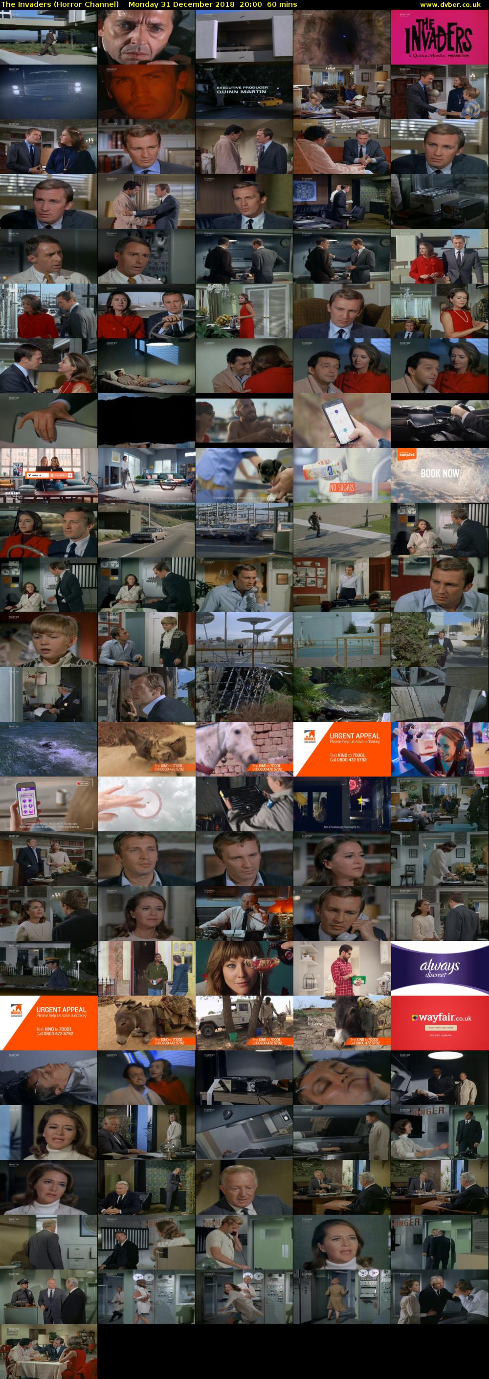The Invaders (Horror Channel) Monday 31 December 2018 20:00 - 21:00