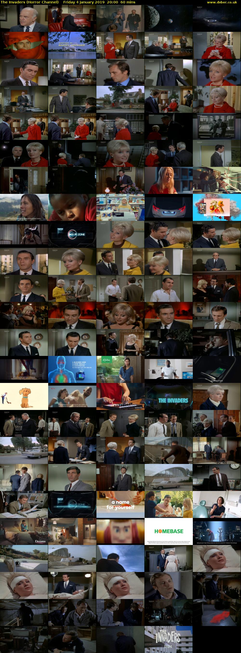 The Invaders (Horror Channel) Friday 4 January 2019 20:00 - 21:00